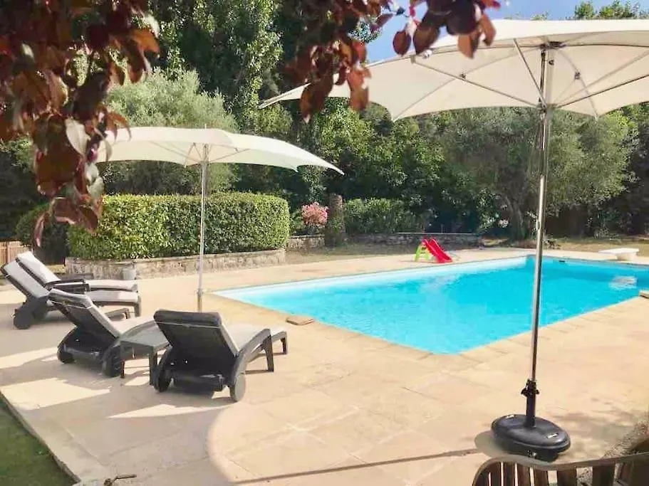 Family Villa With Pool And Ac In Antibes