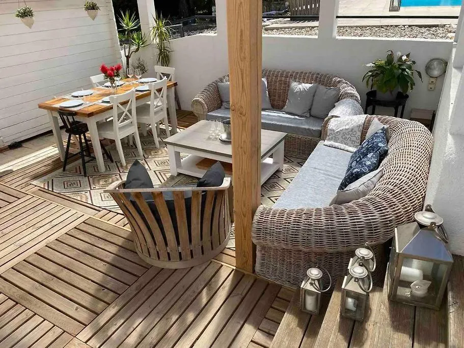 Family Villa With Pool And Ac In Antibes